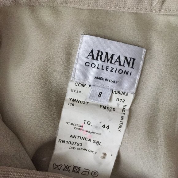 ARMANI Collezioni Antinea Beige Skirt - Picture 5 of 6